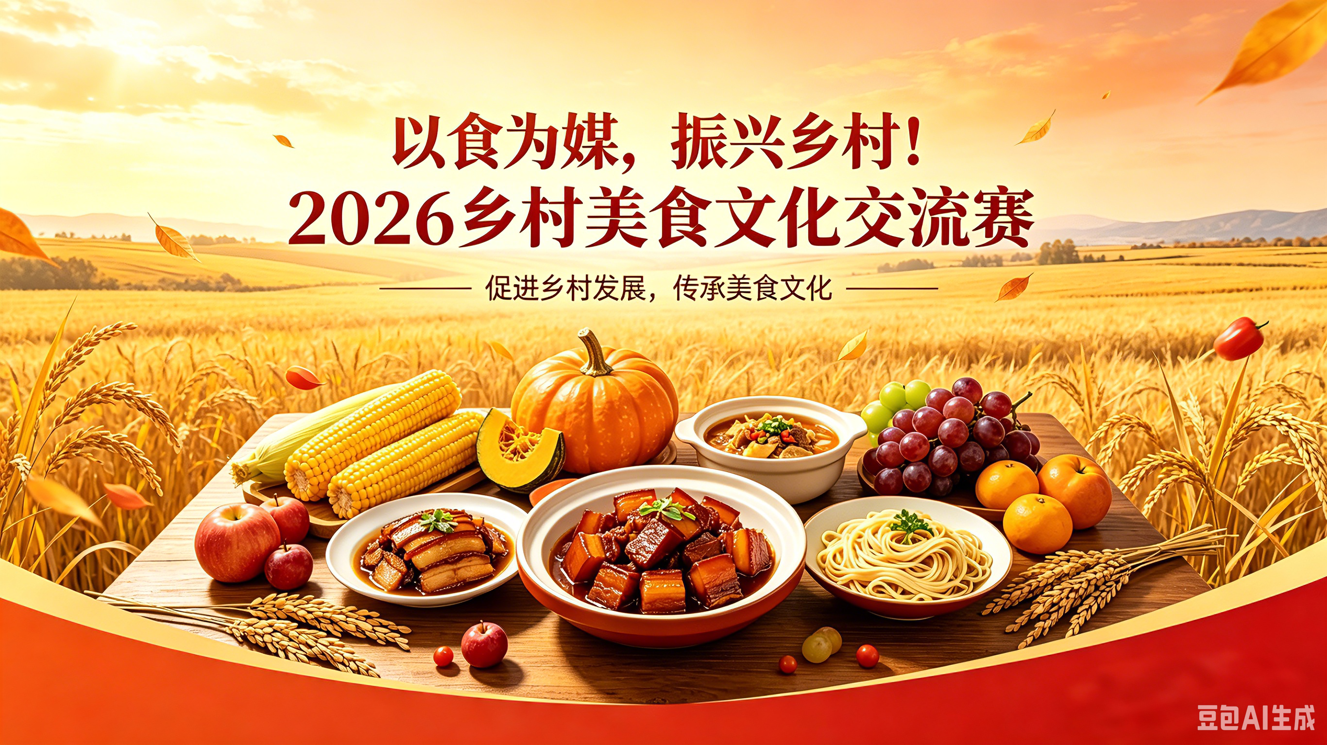 以食为媒，振兴乡村！2026乡村美食文化交流赛意义深远