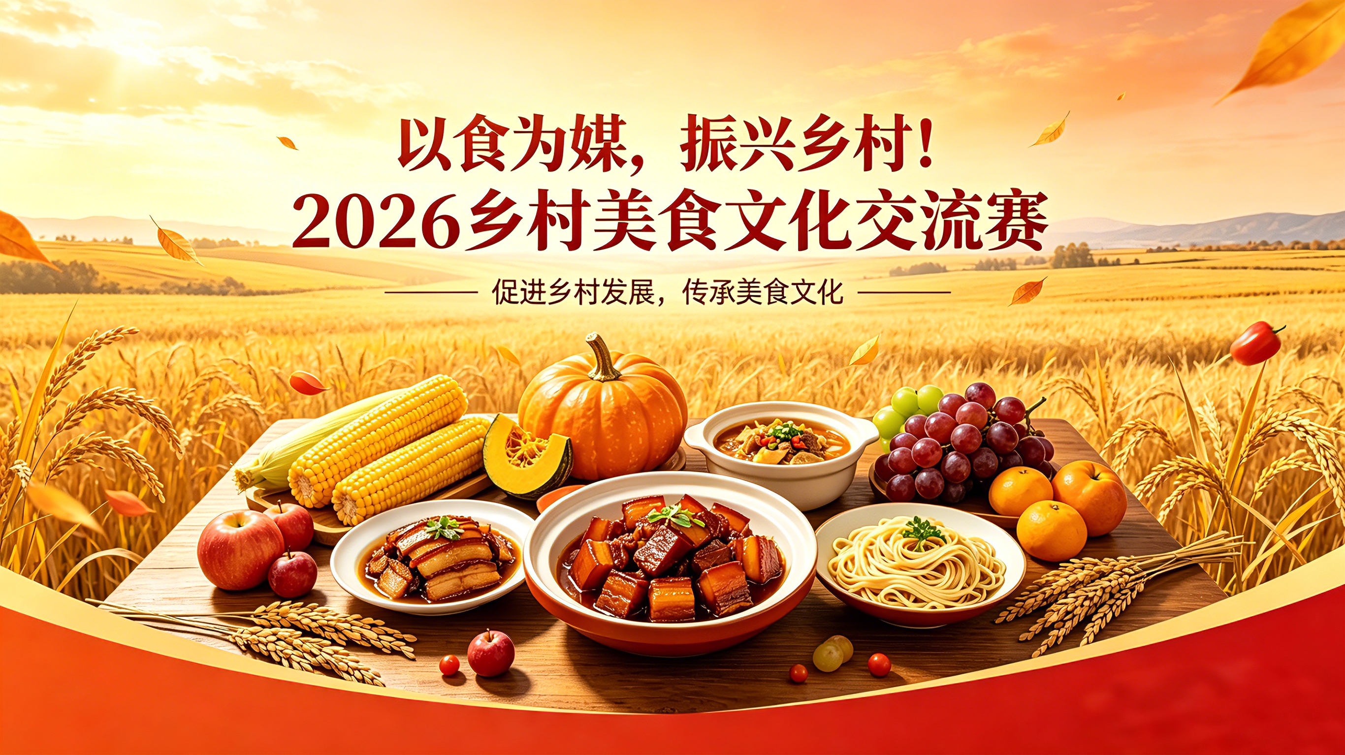 以食为媒，振兴乡村！2026乡村美食文化交流赛意义深远